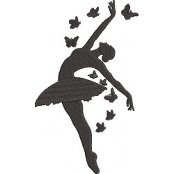 Butterflies Dancing Ballerina 