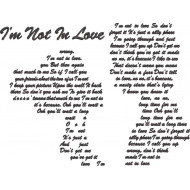 I'm Not In Love