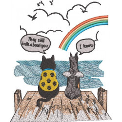 Cat And Dog in Heaven