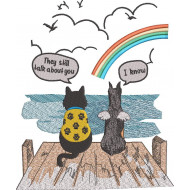 Cat And Dog in Heaven
