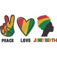 Peace Love Juneteenth