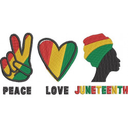 Peace Love Juneteenth