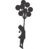 Girl With Balloon Silhouette