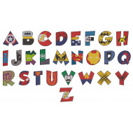 Super Heroes Alphabets