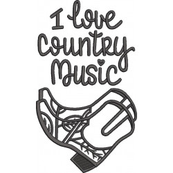 I Love Country Music Quote