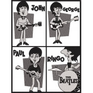 The Beatles - John Paul George And Ringo