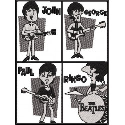 The Beatles - John Paul George And Ringo