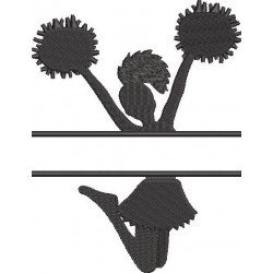Cheerleader Silhouette