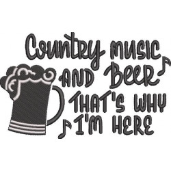 Country Music And Beer Quote