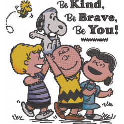 Be Kind Be Brave Be You Quote
