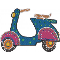 Cute Colorful Scooter