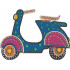 Cute Colorful Scooter