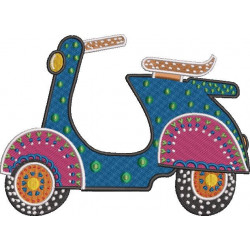 Cute Colorful Scooter