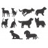 Dog Silhouette Pack 5