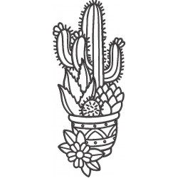 Cactus Plant Art