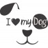 I Love My Dog Puppy Face Design