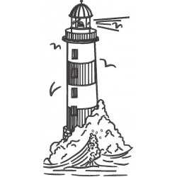 Lighthouse On Sea
