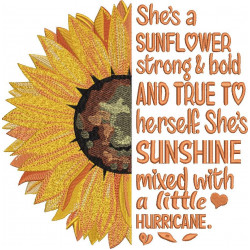 Sunflower Sunshine Quote