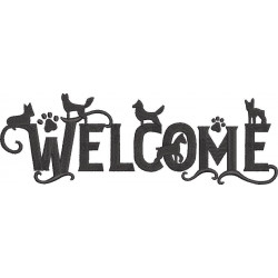 Dogs Welcome Sign