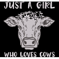 Girl Who Loves Cows