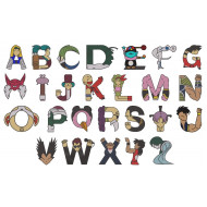 Monster Ball Z Alphabets