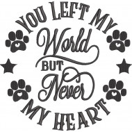 Left My World Quote