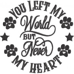 Left My World Quote