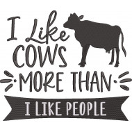 I Like Cows More Than People Quote