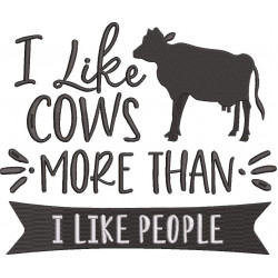 I Like Cows More Than People Quote