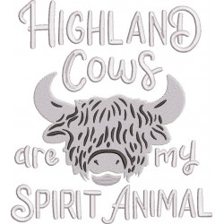 Highland Cows are my Spirit Animal
