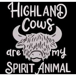Highland Cows are my Spirit Animal
