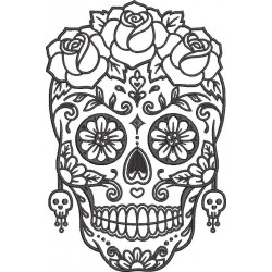 Day of the Dead Skull Design