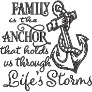 Family is the Anchor Quote