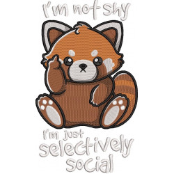 Selectively Social Red Panda