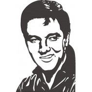 Elvis Presley Face Silhouette