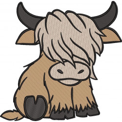 Baby Highland Cow