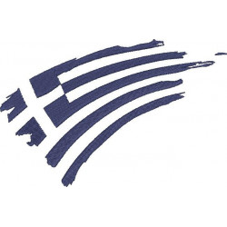 Greece Flag Art