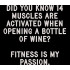 Fitness Is My Passion Funny Saying