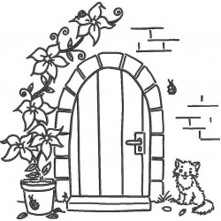 Floral Door