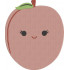 Peach Plush Toy