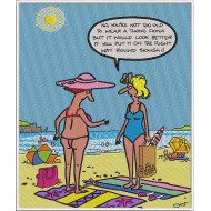 Funny Old Women At The Beach