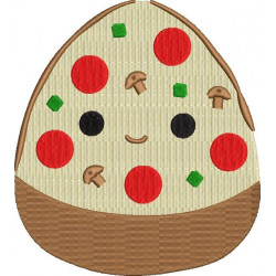 Pepperoni Pizza Character