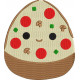 Pepperoni Pizza Character Pepperoni Pizza Character