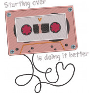 Starting Over Is Doing It Better Cassette
