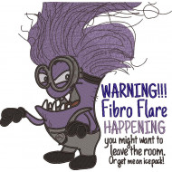 Fibro Flame Funny Saying