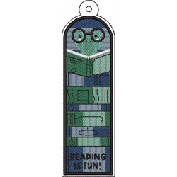 Reading Is Fun Frog keyfob