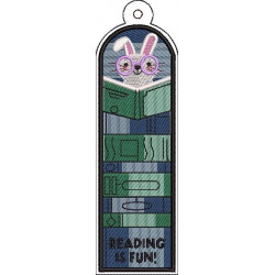 Reading Is Fun Rabbit BookMark
