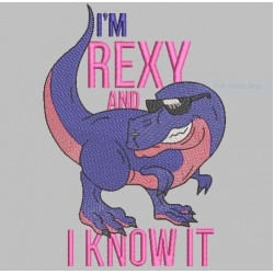 I'm Rexy And I Know It Dragon Quote