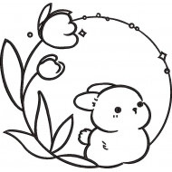 Cute Rabbit Frame