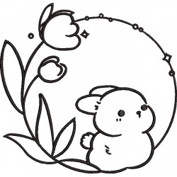 Cute Rabbit Frame